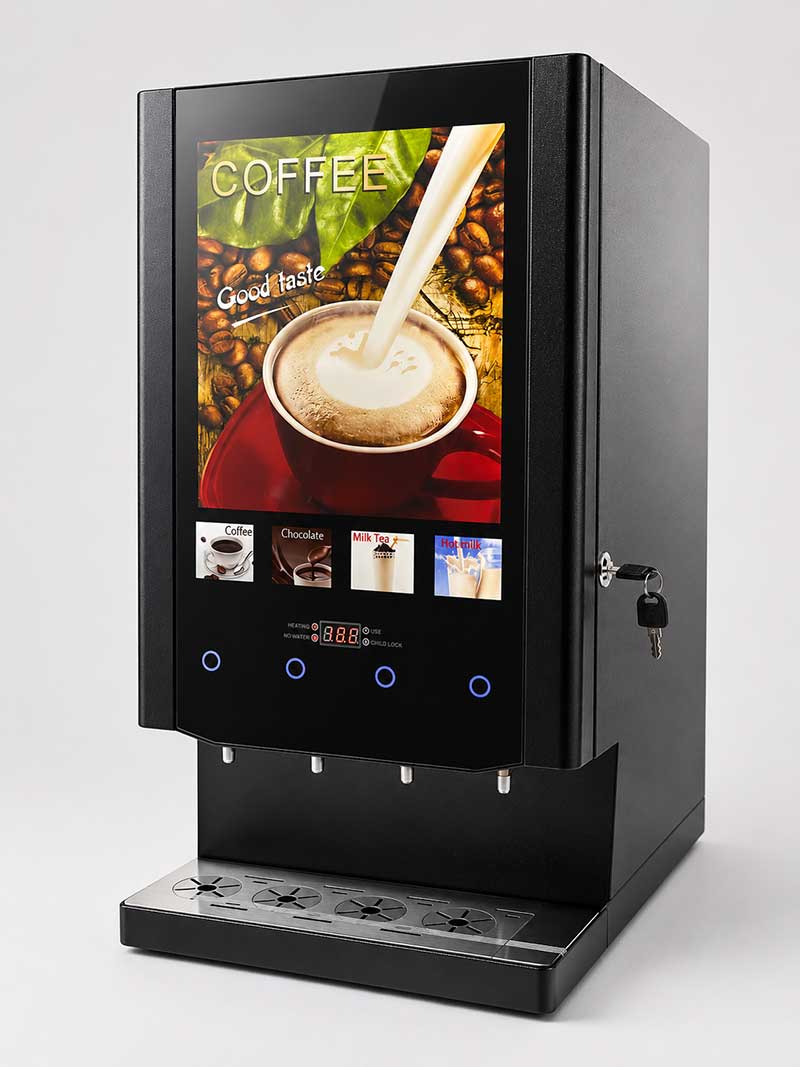 Maquina Caffe Expendedora Instantanea 4 Bebidas Calientes - Imagen 2