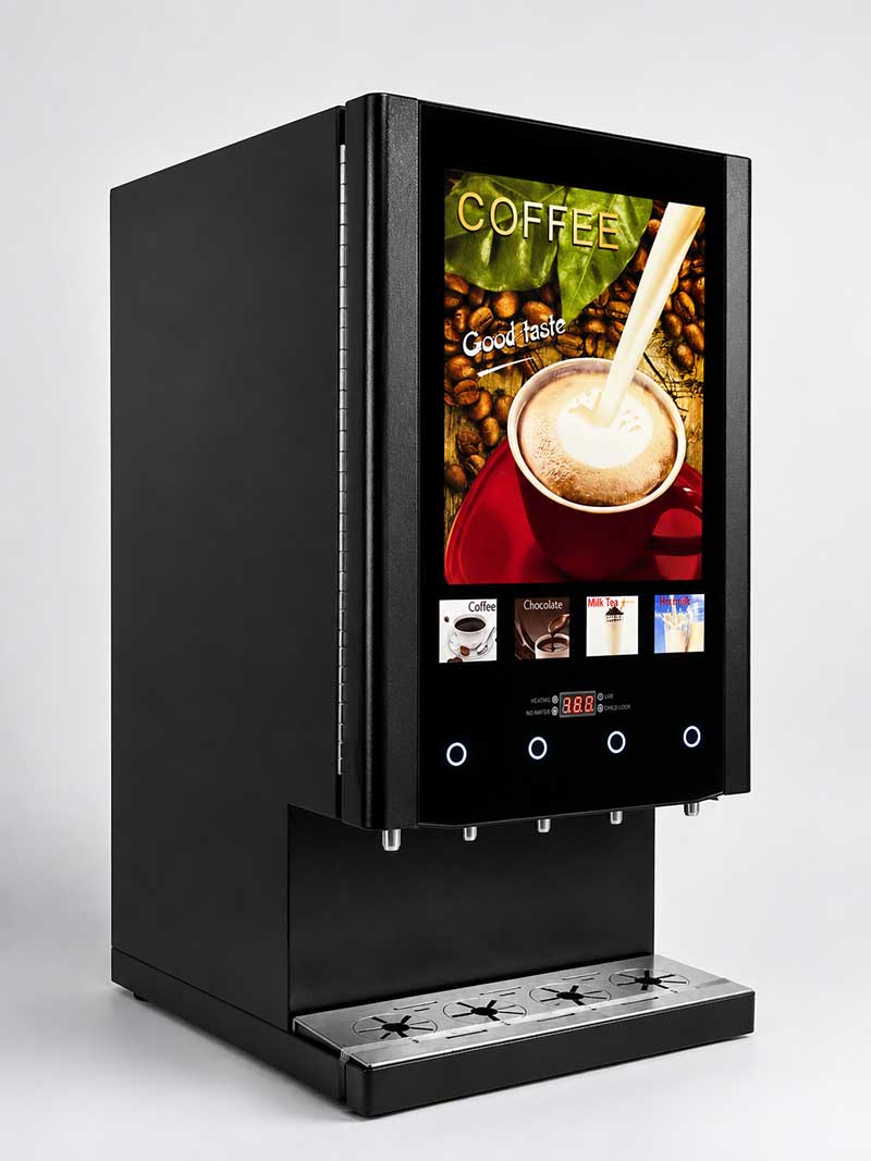 Maquina Caffe Expendedora Instantanea 4 Bebidas Calientes - Imagen 4